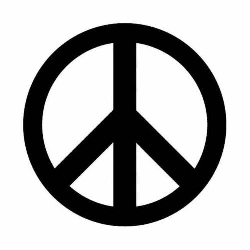 2x Peace Sign - Vinyl Cut Decal - The Vinyl Order